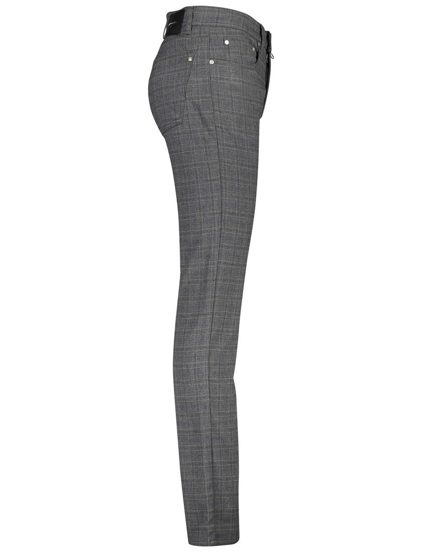 Pierre Cardin 5-pocket Lyon grijs geruit