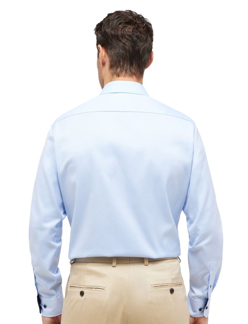 Overhemd Eterna blauw Modern Fit