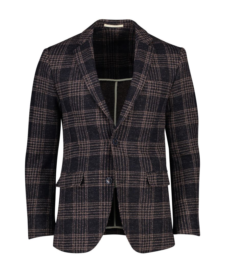 Portofino colbert wol-mix geruit