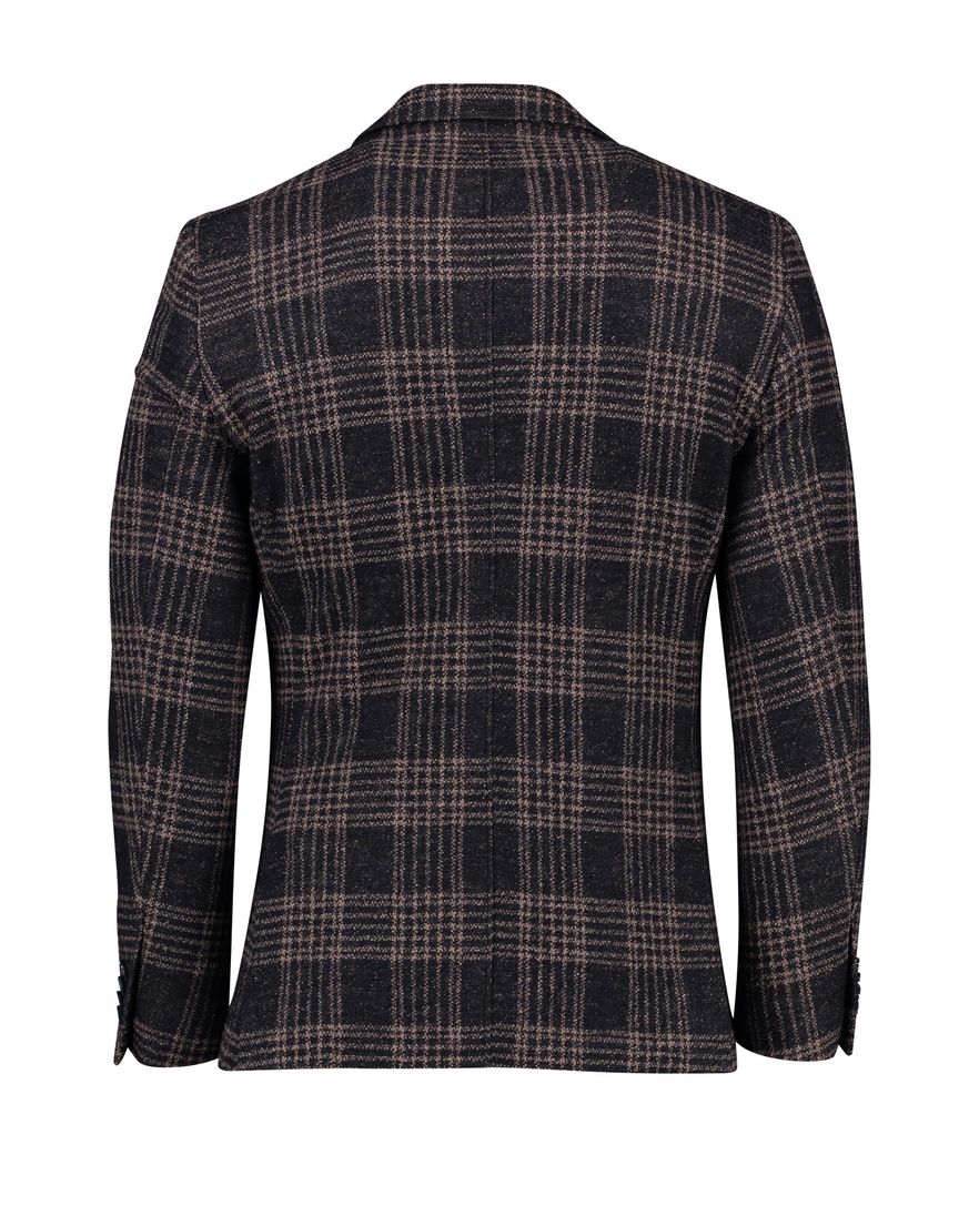 Portofino colbert wol-mix geruit