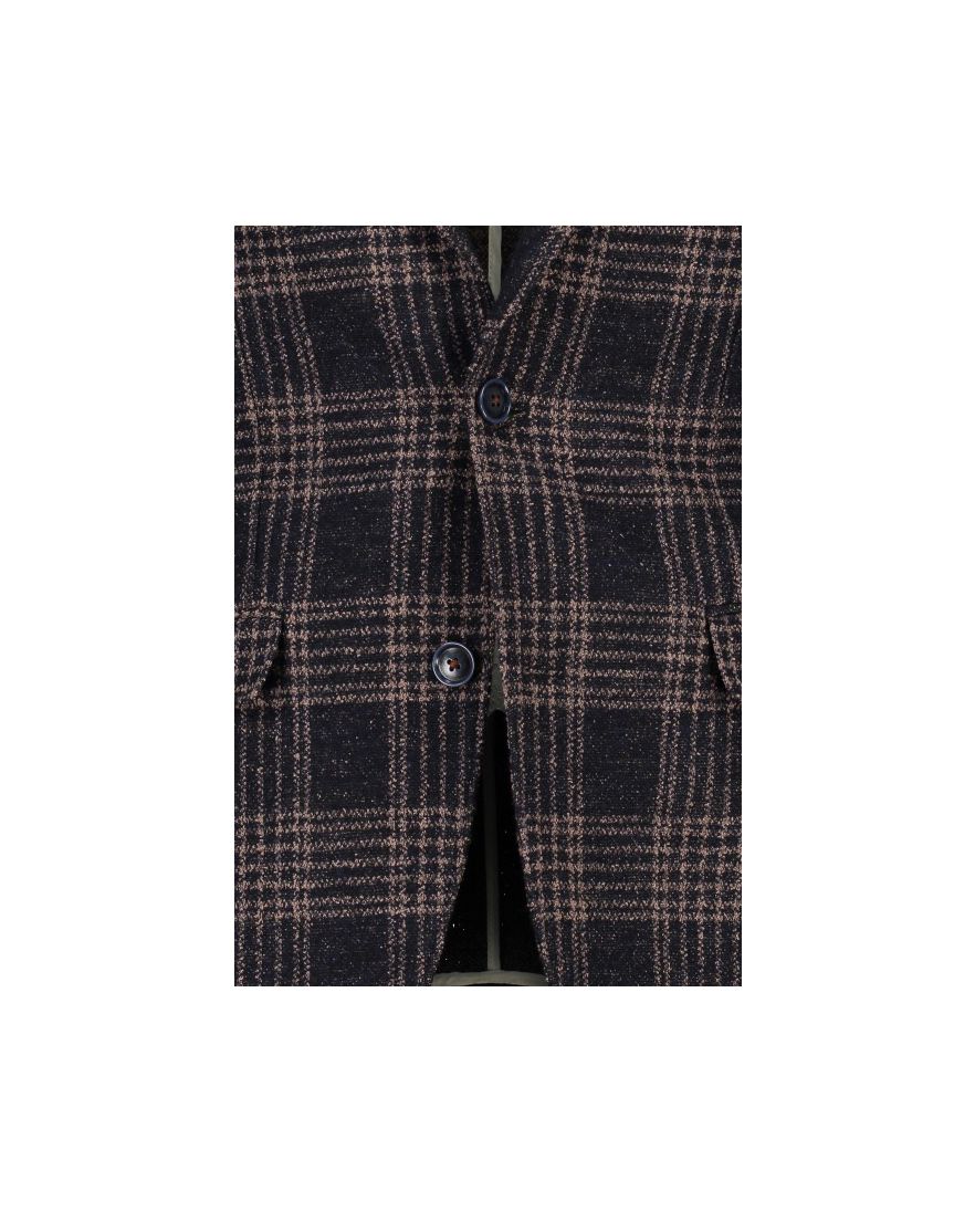 Portofino colbert wol-mix geruit