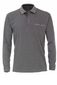 Polo lange mouw Casa Moda grijs