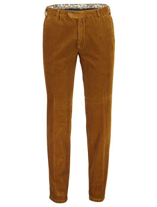 Pantalon Meyer bruin Bonn ribstof