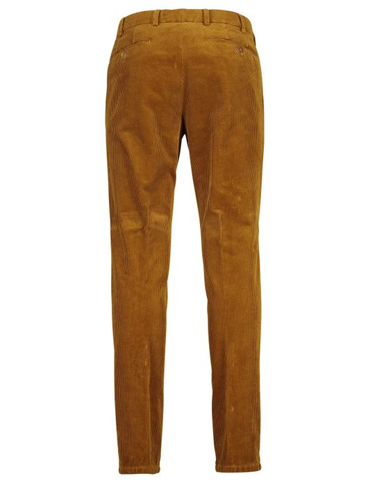 Pantalon Meyer bruin Bonn ribstof