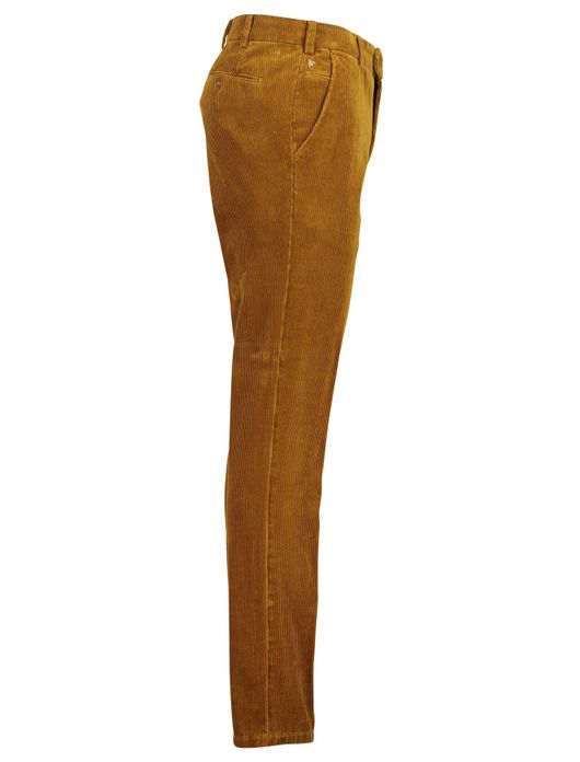 Pantalon Meyer bruin Bonn ribstof
