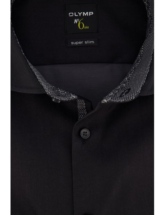 Donkergrijs overhemd ml 7 Olymp No. 6