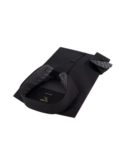 Donkergrijs overhemd ml 7 Olymp No. 6