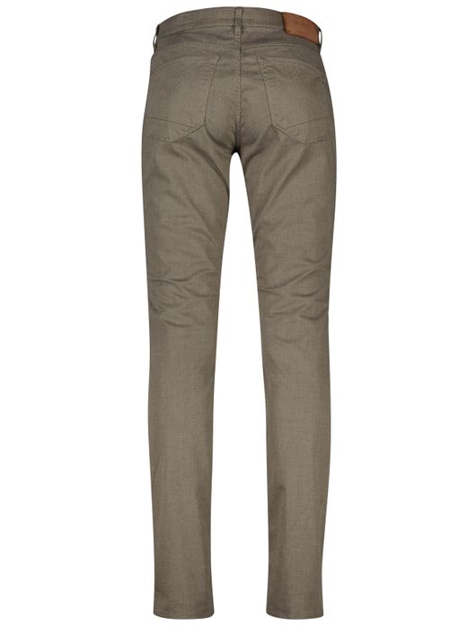 5-pocket donkerbeige Brax style Chuck