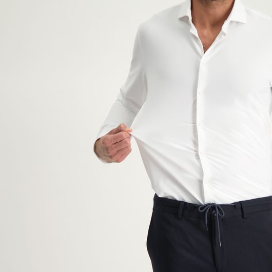 Blue Industry wit overhemd