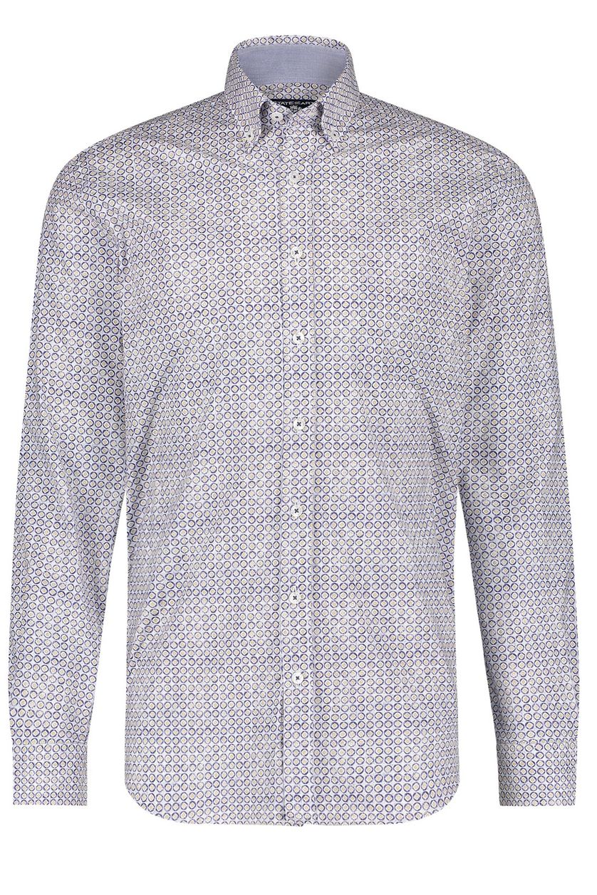 Hemd State of Art navy print