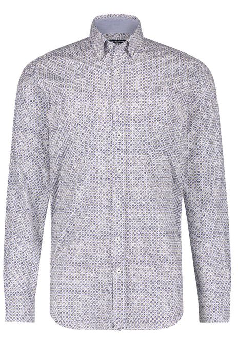 Overhemd State of Art casual print navy