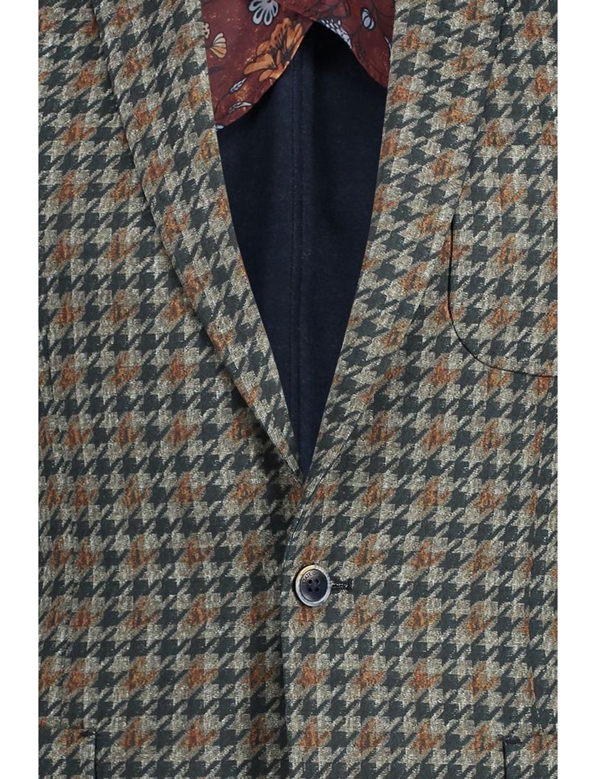 State of Art colbert geruit katoen wijde fit