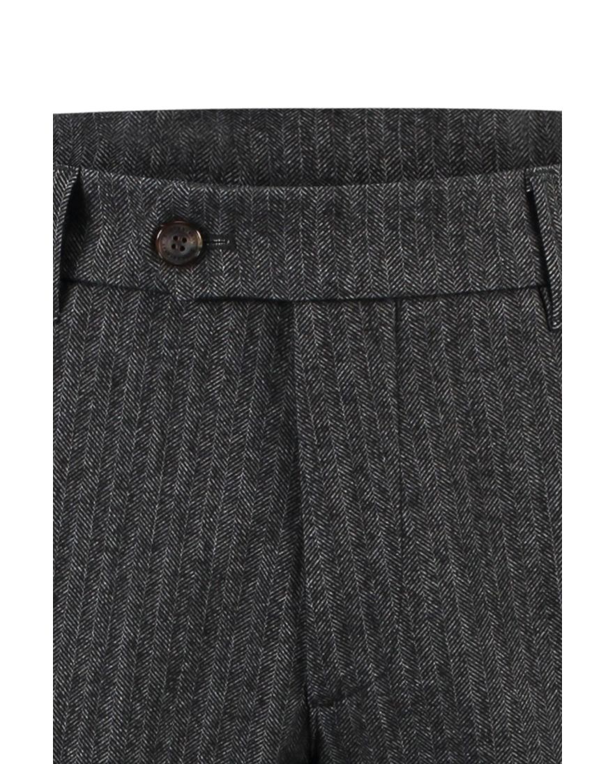 Eurex katoenen broek Eurex grijs effen