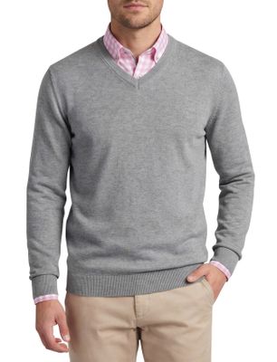 Casa Moda Casa Moda trui grijs wijde fit