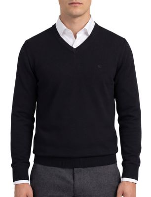 Casa Moda Casa Moda trui zwart katoen