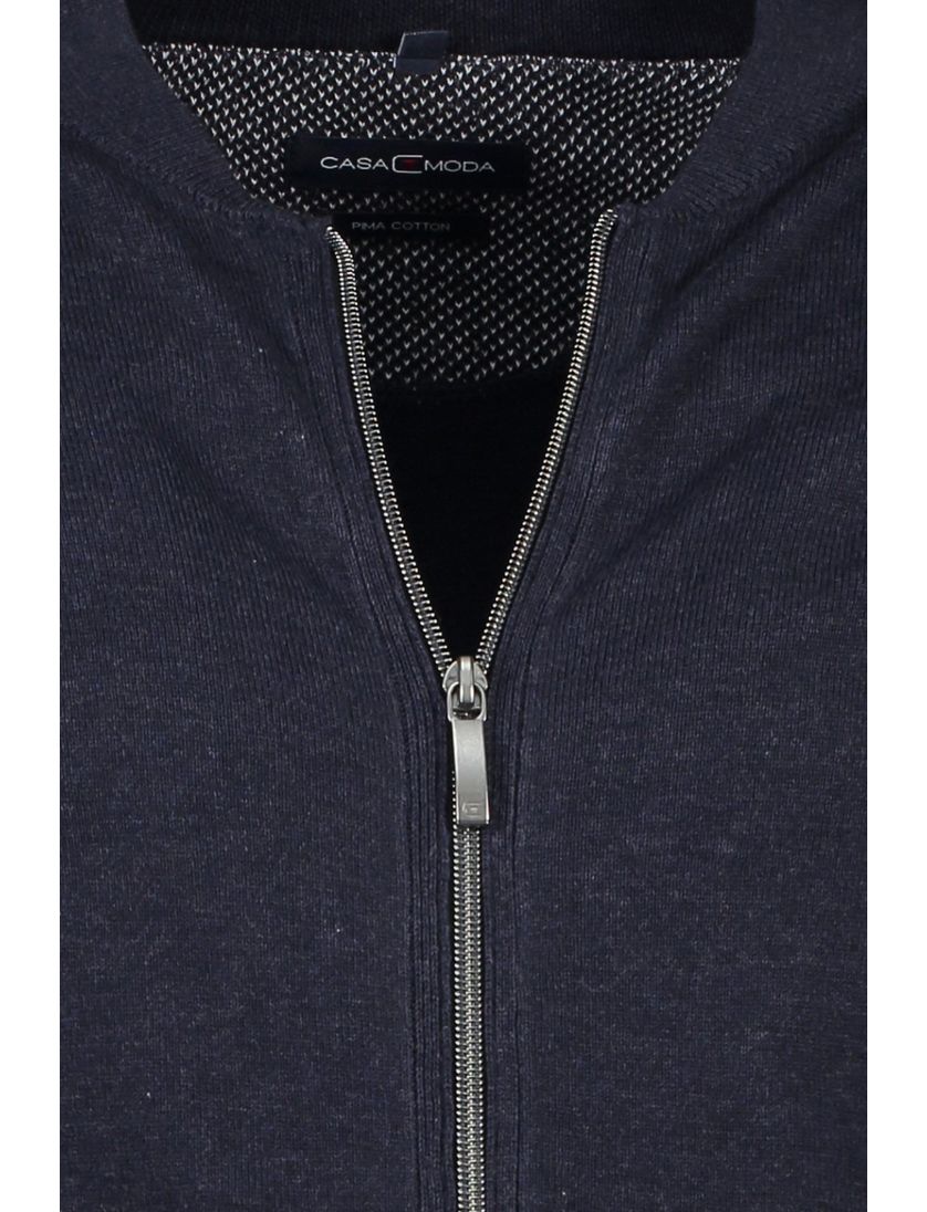 Donkerblauw vest Casa Moda