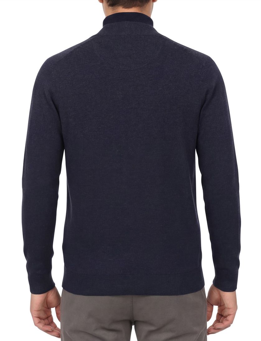 Donkerblauw vest Casa Moda