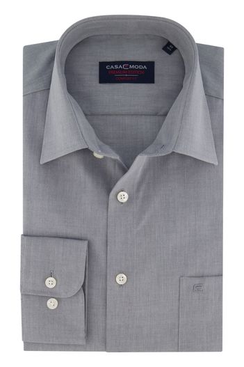 Casa Moda Comfort Fit Grijs overhemd Casa Moda