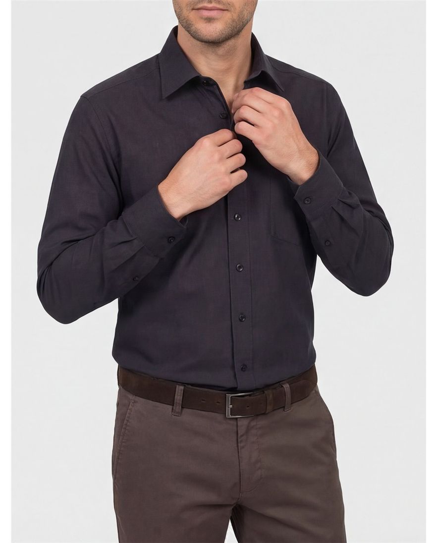Overhemd Casa Moda Comfort Fit antraciet
