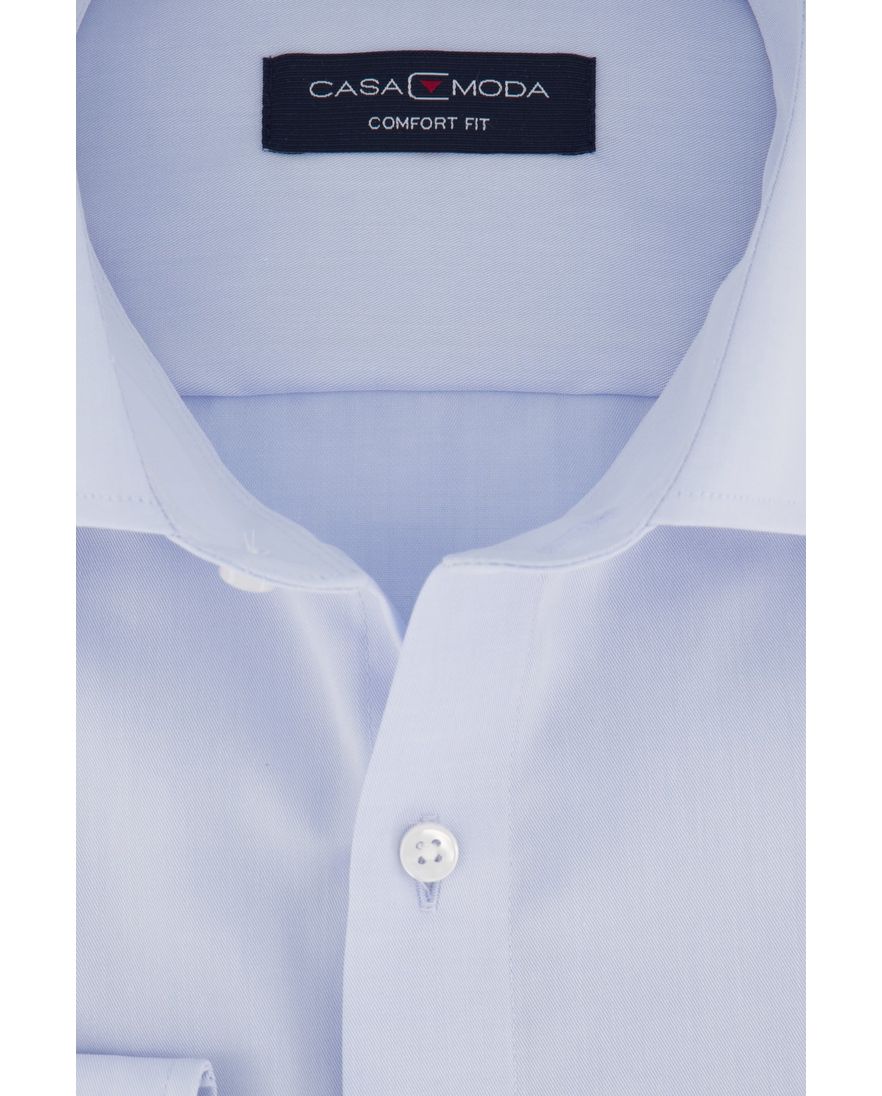 Overhemd Casa Moda lichtblauw Comfort Fit met borstzak