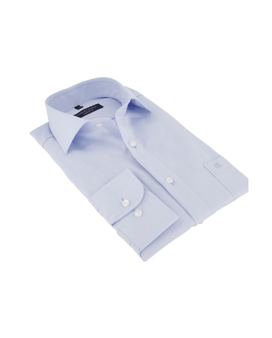 Overhemd Casa Moda lichtblauw Comfort Fit met borstzak