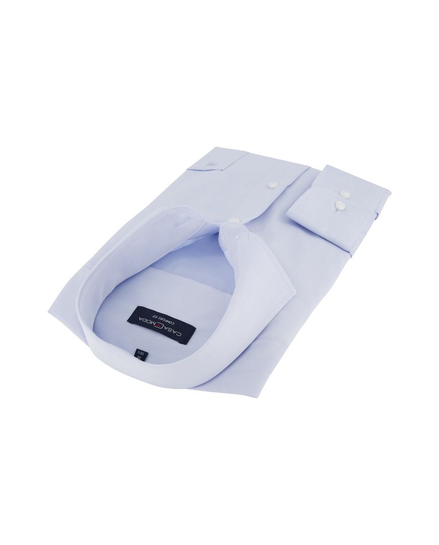 Overhemd Casa Moda lichtblauw Comfort Fit met borstzak