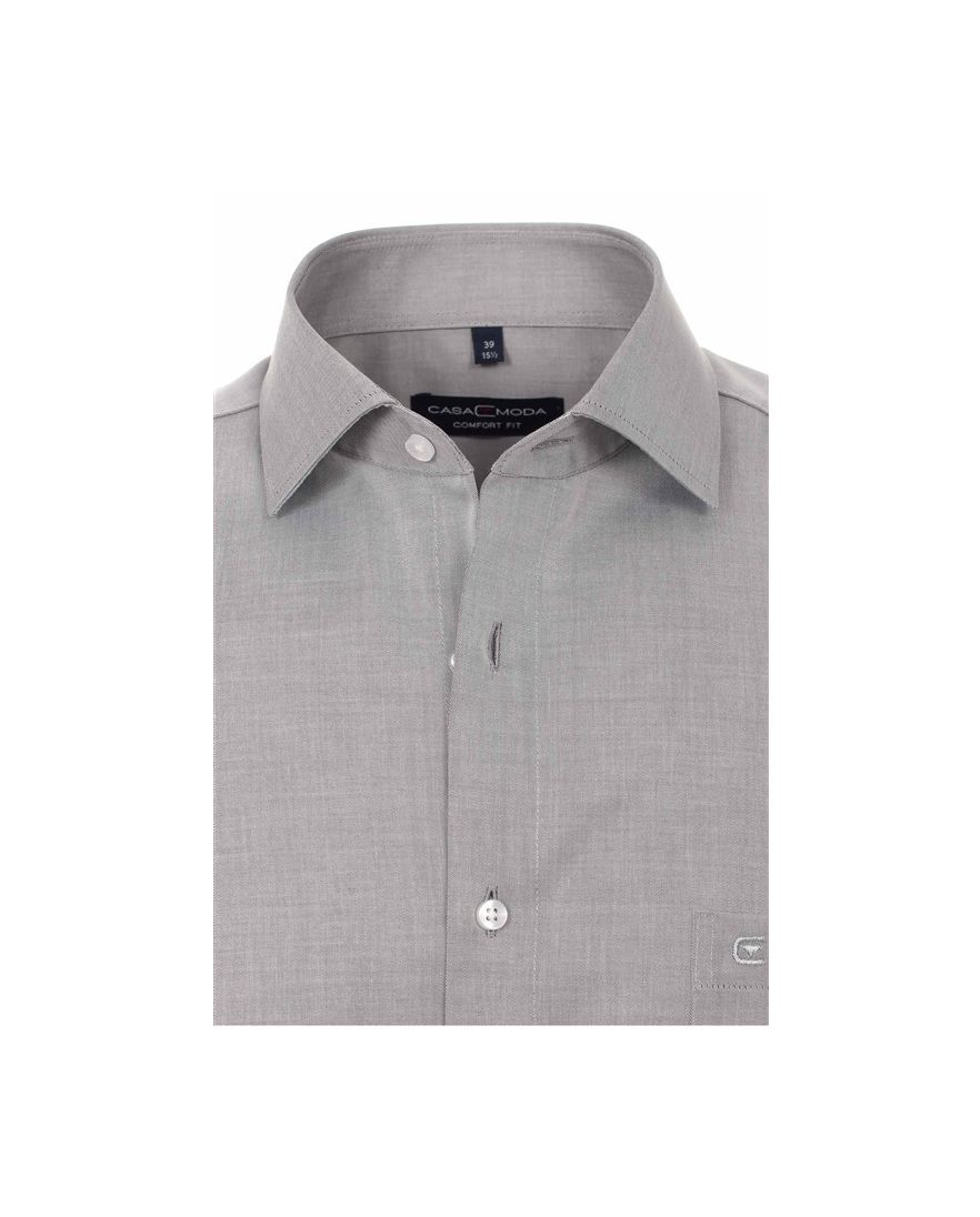 Casa Moda overhemd grijs katoen Comfort Fit