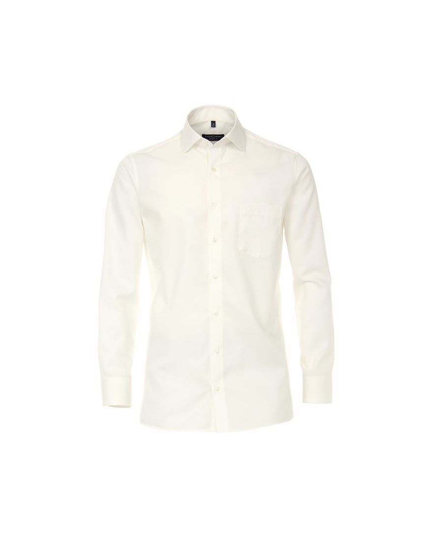 Casa Moda Comfort Fit overhemd ecru ml7 wijde fit