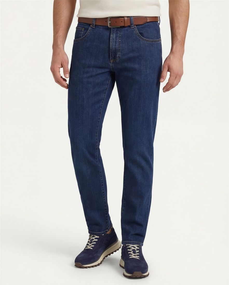 Gardeur spijkerbroek 5-p Nevio blauw