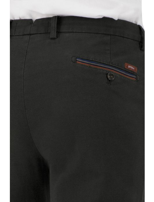 Gardeur chino heren Terrell antraciet