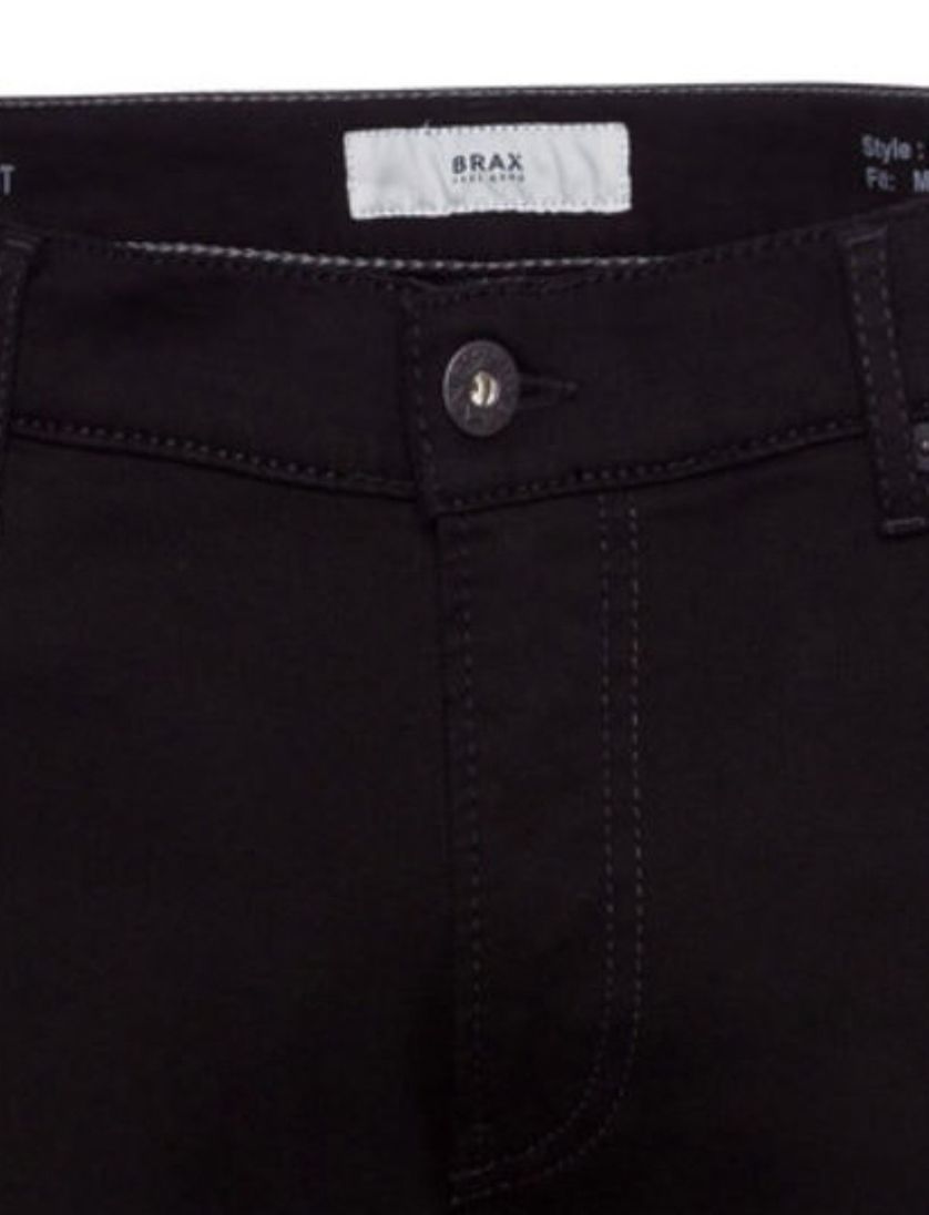 Brax 5-pocket denim Chuck slim fit zwart