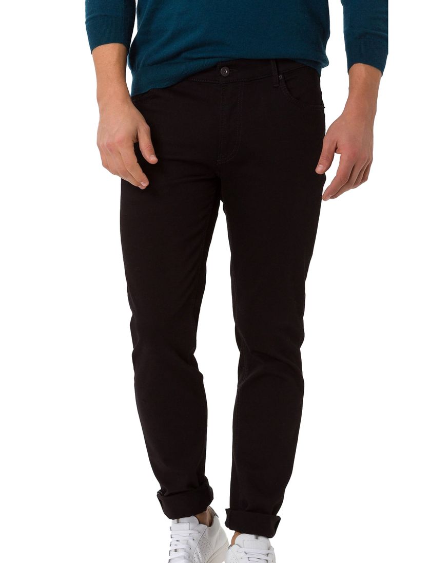 Brax 5-pocket denim Chuck slim fit zwart