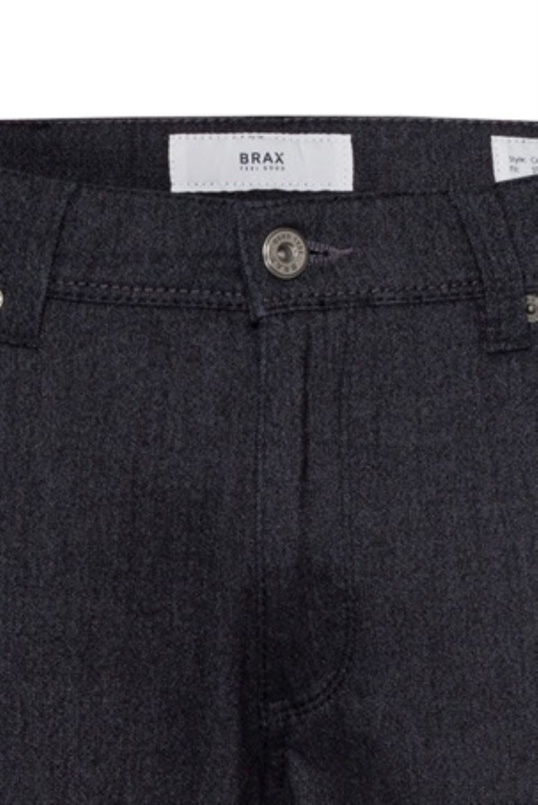 5-pocket antraciet Brax Cadiz