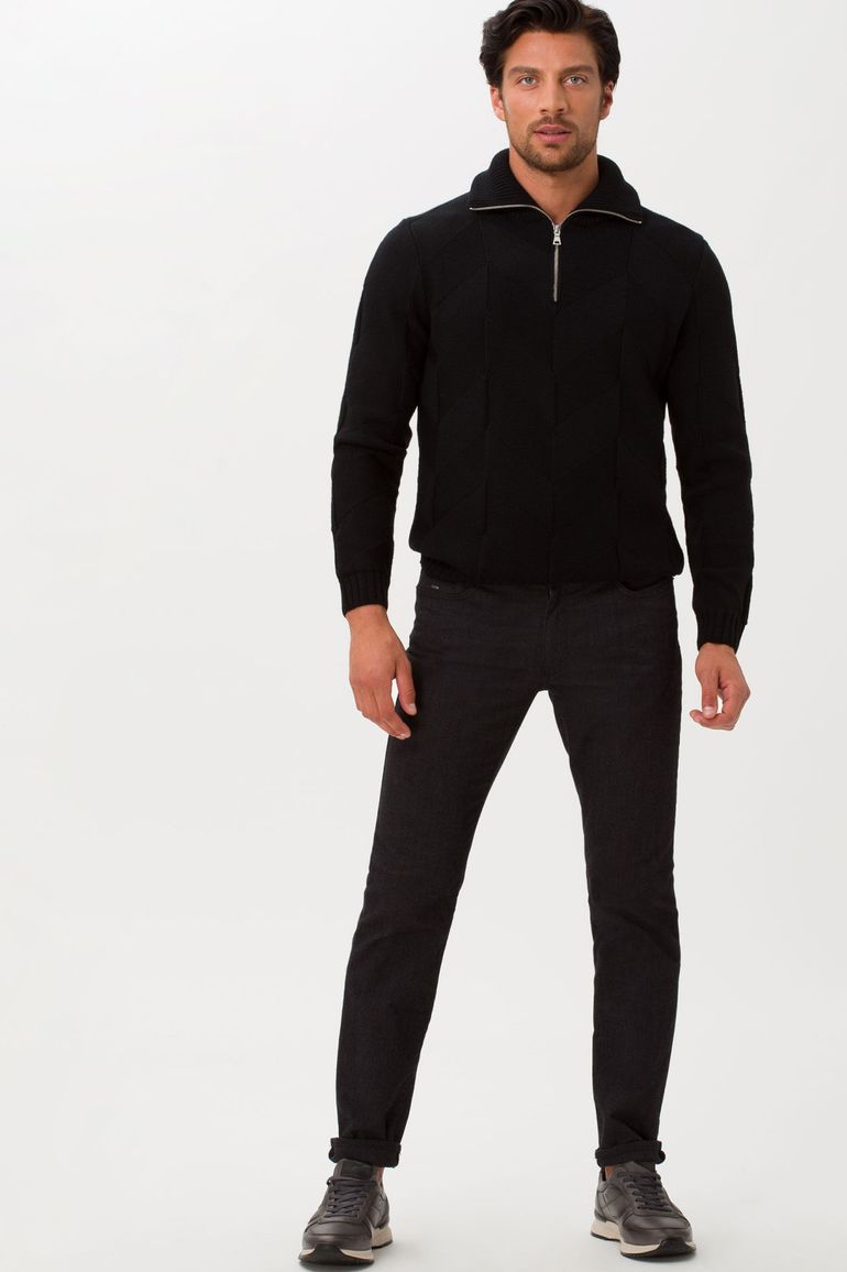 5-pocket antraciet Brax Cadiz