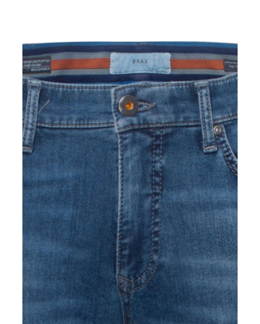 Brax jeans blauw denim, katoen