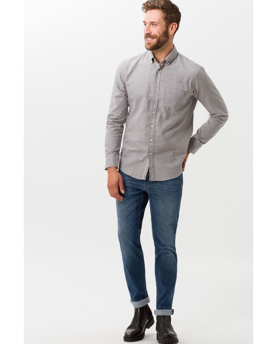 Brax jeans blauw denim, katoen