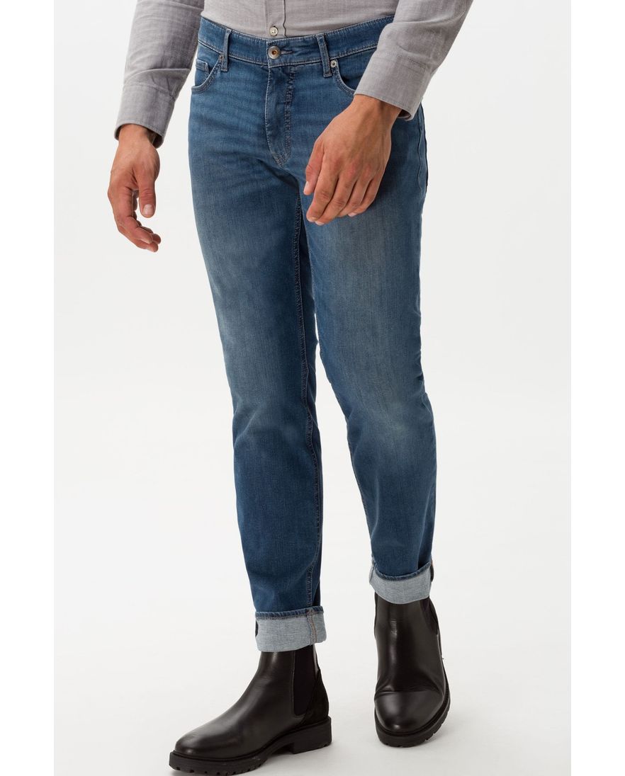 Brax jeans blauw denim, katoen