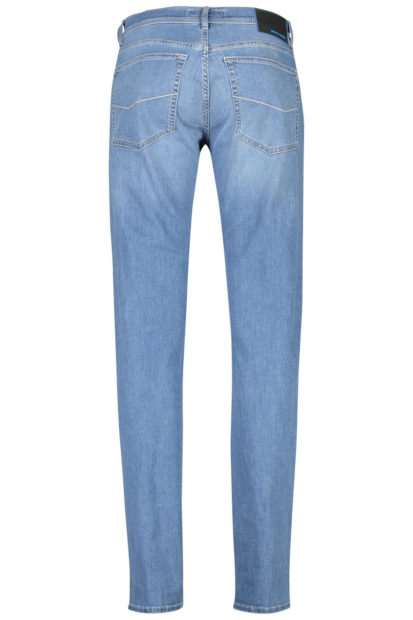 Pierre Cardin pantalon lichtblauw effen denim, katoen Lyon