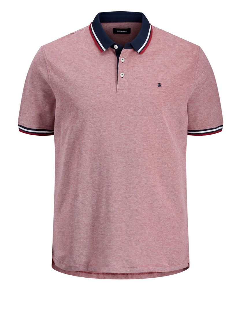Jack & Jones poloshirt rood Plus Size