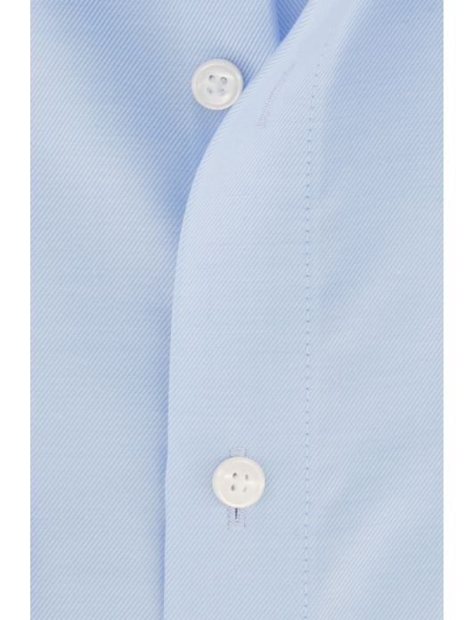 business overhemd Olymp lichtblauw effen katoen normale fit