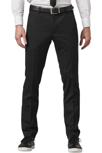 Meyer Meyer broek Bonn zwart effen wol