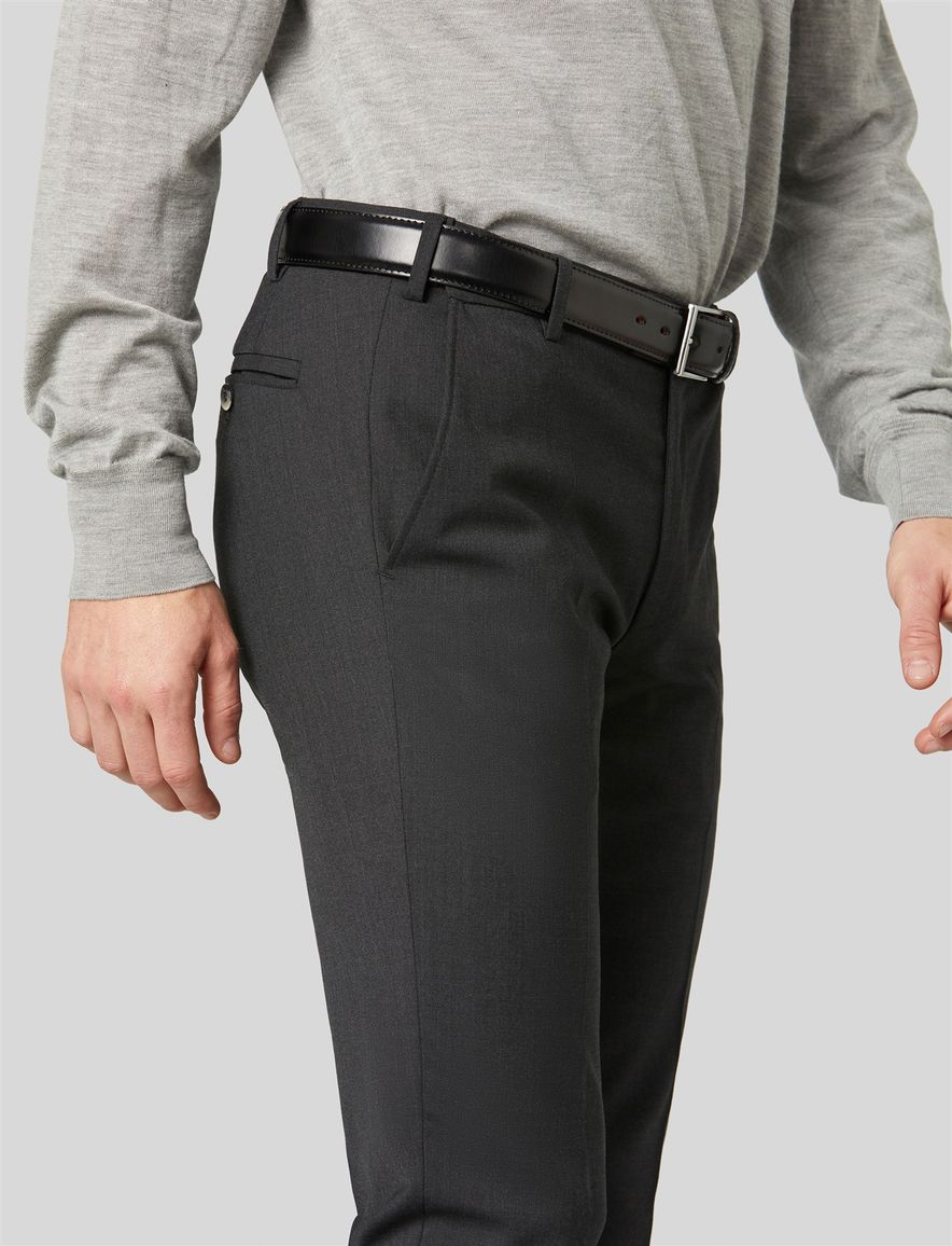 Meyer Pantalon wol antraciet