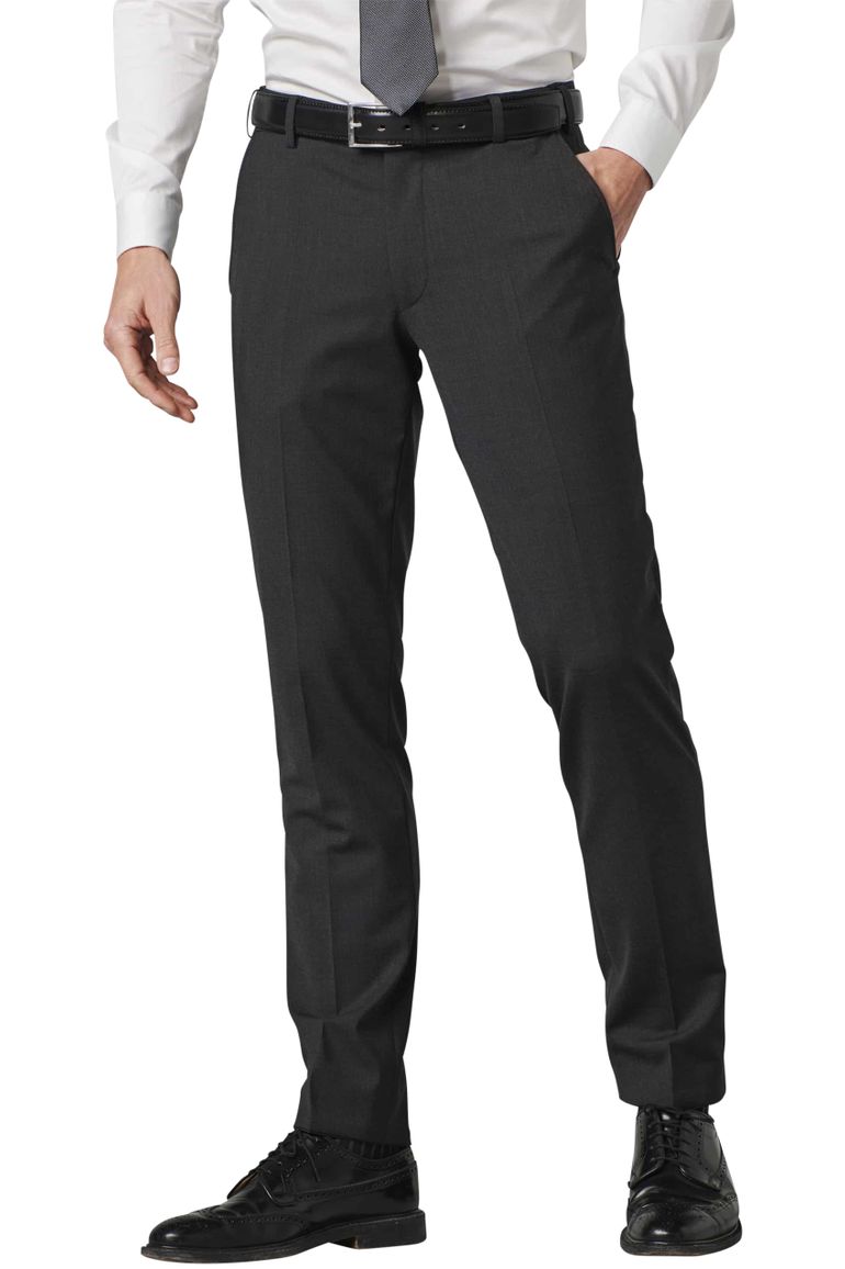 Meyer Pantalon wol antraciet