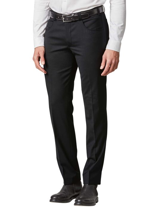 Meyer Pantalon wol zwart