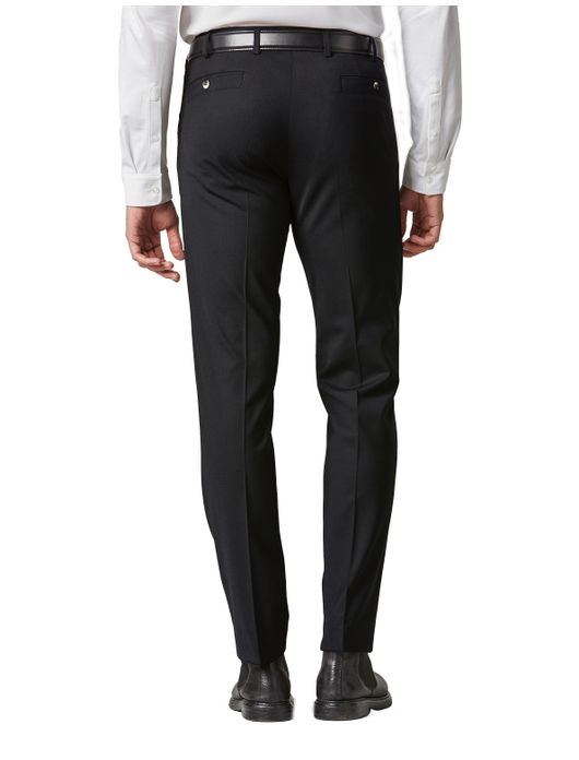 Meyer Pantalon wol zwart