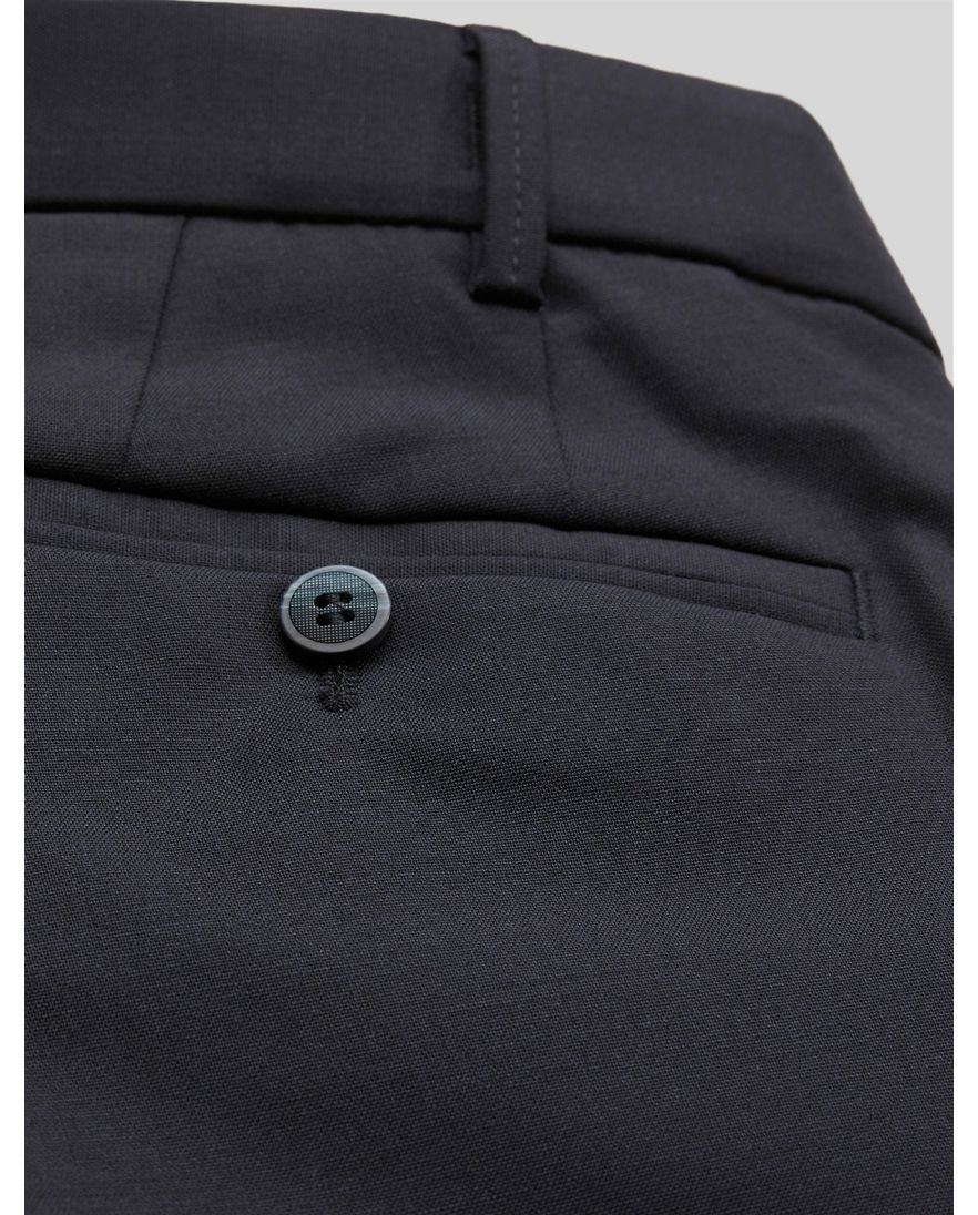 broek Meyer donkerblauw effen