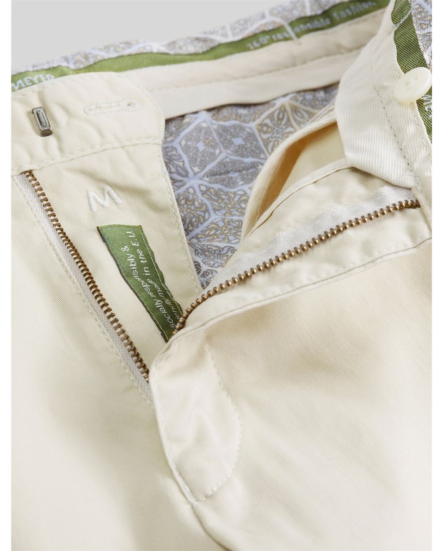 Meyer katoenen broek beige effen katoen