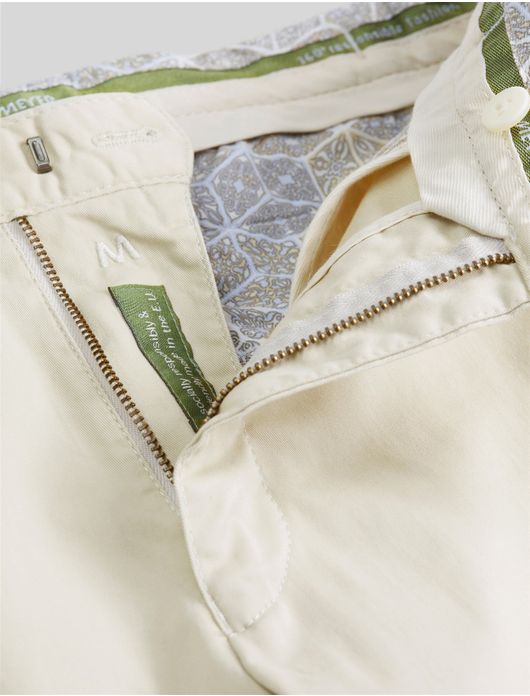 Meyer Pantalon katoen beige OSLO Art.9-3001-32