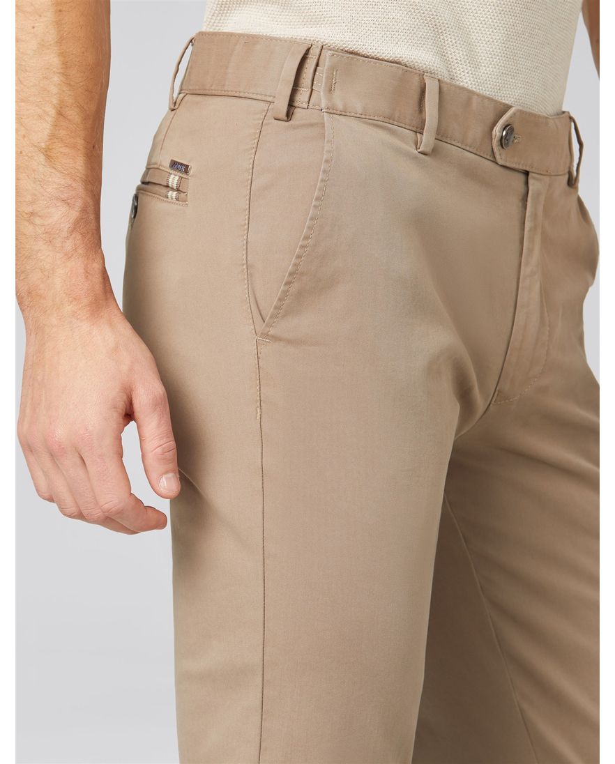 Meyer Pantalon katoen camel OSLO