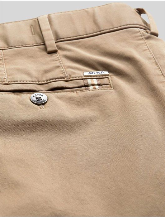 Meyer Pantalon katoen camel OSLO Art.9-3001-43